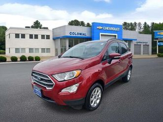 used 2021 ford ecosport se