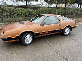 rare clean 1984 dodge daytona turbo fast & sporty!
