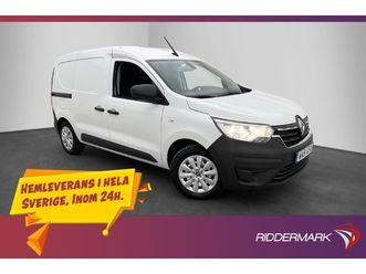 renault kangoo express 1.5dci värm drag kamera v-inredd moms