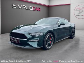ford mustang fastback v8 5.0 bullitt origine fr caméra de recul sièges chauffants garantie 12 mois