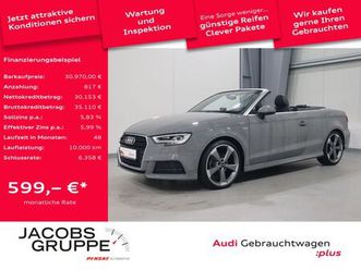 audi a3 cabriolet 40 tfsi quattro s line navi*led*r-k