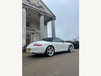 stunning pearl white 3.6 996 carrera 2 cabriolet 2dr petrol tiptronic s (274 g/km, 315 bhp)