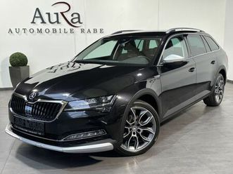 skoda superb combi 2.0 tdi 4x4 dsg scout nav+led+ahk