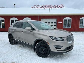 2019 lincoln mkc 2.3t toit ouvrant awd , 4 mags cie, 4 roues + pneus hiver