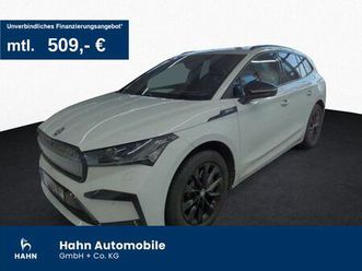 skoda enyaq iv 80 sportline ahk wärmep hud pano acc ca