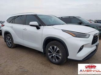 toyota highlander 2023r., xle, 2.4l, od ubezpieczalni 2.4 benzyna 269km