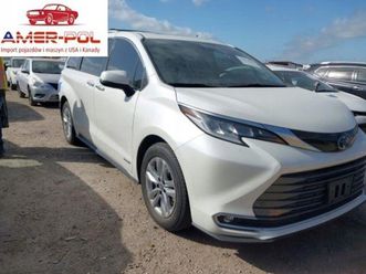 toyota sienna limited 2021 2.5l 2.5 hybryda 189km