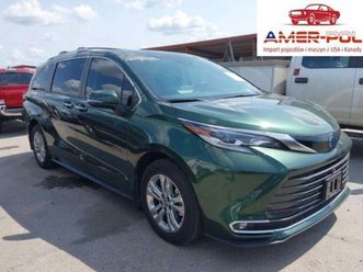 toyota sienna platinum 2023 2.5l 2.5 hybryda 189km