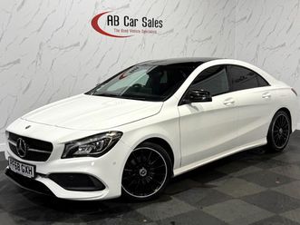 2018 (68) 1.6 cla200 amg line night edition (plus) coupe 7gdct euro 6 (start/stop) 4dr