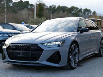 audi rs6 c8 4.0 v8 600 ch gris nardo 1er mains francaise aucun malus a prevoir