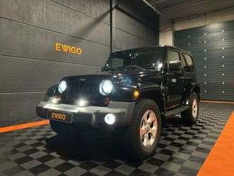 jeep wrangler 3.6 v6 285ch sahara awd bva feux longue portée cam recul gps bluetooth xenon int. cuir