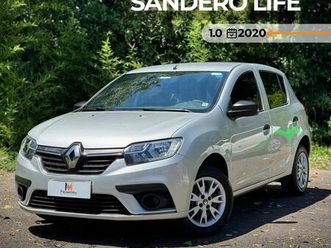 renault sandero life flex 1.0 12v 5p mec. 2020