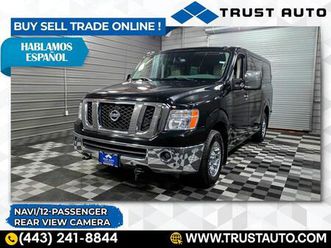 used 2019 nissan nv passenger nv3500 hd sl v8