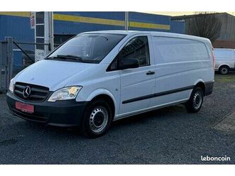 mercedes-benz vito long fourgon 113 cdi 136ch 3 places 5 portes climatisation attelage 1ère main