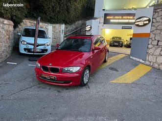 bmw série 1 116 i 122 cv / km réel / toit ouvrant / clim / sièges chauffants / radar