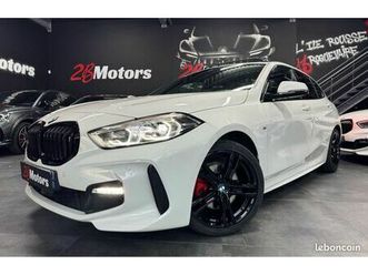 bmw serie 1 118i 140ch dkg7 m sport shadow line•toit ouvrant•feux led•jantes 18p•étriers rouge•camera•radars av/ar•sieges,volant chauffant•lumières d’ambiance•c
