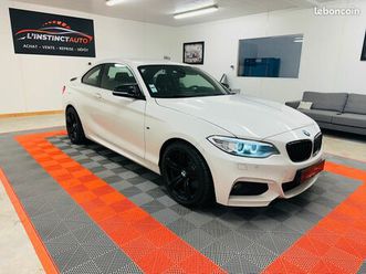 bmw serie 2 coupe f22 228i 245 ch m sport + sièges chauffants + caméra de recul + demi-ligne reuter