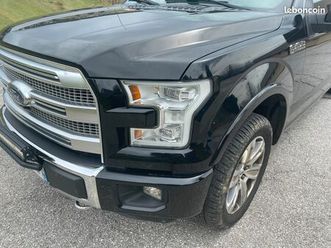 « rare ford f-150 platinum v8 5.0l – 2016 – benne longue – crit’air 1 – flexfuel e85