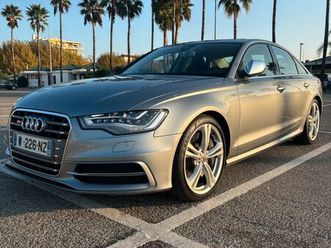 audi s6 4.0 v8 tfsi 420 cv quattro etat magnifique - 78500 km - affichage tête haute - toe - bose - sièges sport cuir diamant