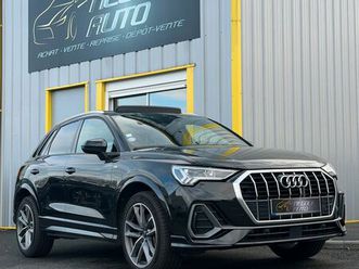 audi q3 ii 45 tfsi e 245ch s line s tronic 6 / 1ere main / toit ouvrant / attelage / volant meplat / sieges chauffant ...