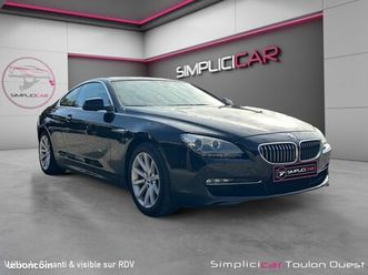 bmw serie 6 coupe f13 640d xdrive 313ch exclusive individual entretien complet