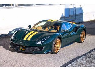 ferrari 488 pista v8 3.9 720 ch - tailor made - carbone - lift - ppf - malus inclus