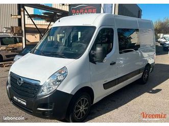 opel movano b camionnette combine cabine approfondie 2.3 cdti 130cv 7places