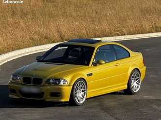 bmw m3 coupe (e46) jaune phoenix – boite mécanique