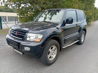 mitsubishi pajero 3.2 di elégence 160ch - 4x4 - attelage - régulateur de vitesse