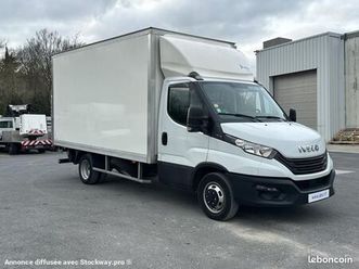 iveco daily caisse hayon 35c16h 20m3 avec 750kg, clim, regulateur de vitesse