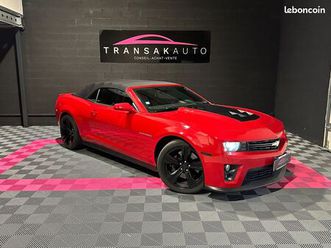 chevrolet camaro 6.2 v8 zl1 588 cv + camera de recul + affichage tete haute