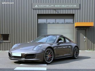 porsche 991.2 carrera 4s 420cv coupe garantie 12 mois française , toit pano en verre, sièges élec à mémoire, pack chrono, pse échappement, full cuir, volant gt 