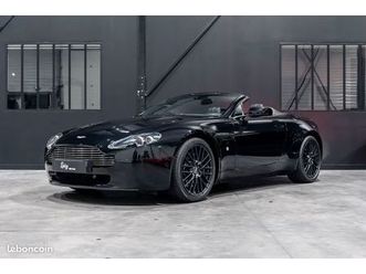 aston martin v8 vantage roadster 4.7l sportshift - origine france ?? - onyx black