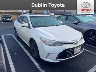2016 toyota avalon sedan blizzard pearl