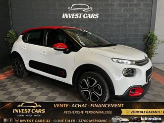 citroen c3 société 1.6 bluehdi 100ch feel nav bvm5 2pl - garantie 6 mois minimum