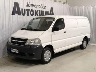 toyota hiace 2.5 d-4d 95 4ov pitkä, hieno hiace !!