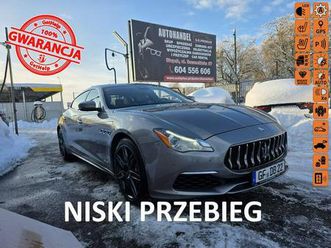 maserati quattroporte 3.0 benzyna 410 km, gran losso, kamery 360, led, bluetooth, radar, ... slupsk
