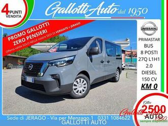 nissan primastar l1h1 bus 8 posti+iva-promo gallotti ø pensieri