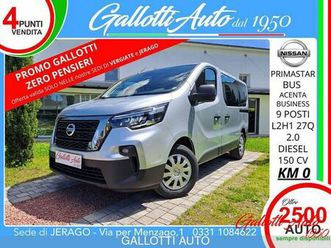 nissan primastar l2h1 bus acenta 9 posti+iva-promo gallotti ø pensieri