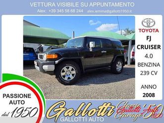 toyota fj cruiser 4.0 benzina 239cv 2wd