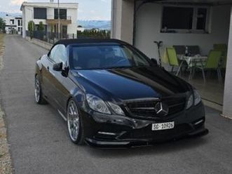 mercedes e500 cabriolet v8 biturbo amg line