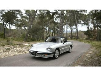 1987 alfa romeo spider rouge foncé manuel, 5 vitesses con...
