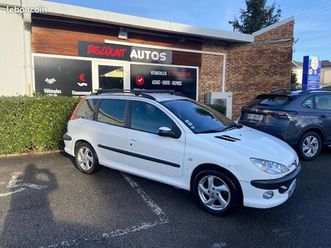 peugeot 206 sw 1,6 l 16v xs 110 v. véhicule suivi peugeot, embrayage et distribution neuf