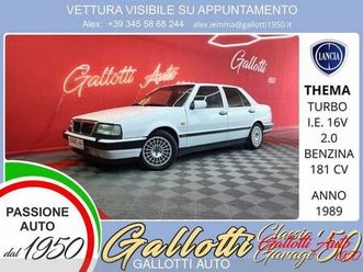 lancia thema 2.0 i.e. turbo 16v
