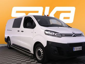 citrou00ebn jumpy bluehdi 120 xl 4x4 ** 1-om suomiauto / alv / webasto / puolinahat / carplay / työkaluhyllyt / vakkari **