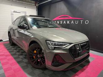 audi e-tron sportback 55 quattro 408 ch s line - toit ouvrant - camèra 360+3d - garantie constructeur