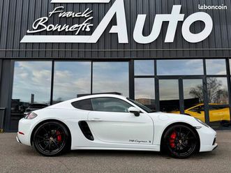 porsche 718 cayman s 2.5 350 ch pdk / echappement sport / pack chrono / sièges sport plus / sportdesign