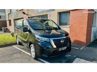 32 490 ht / nissan primastar cabine approfondie 5 places l1h1 2.0 dci 170 cv bva9 tekna noir neuf / tva recuperable