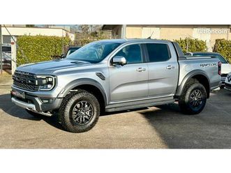 ford raptor 3,0 ecoboost 292cv bva10 double cabine gps carplay + camera 360° + attelage + hifi b&o