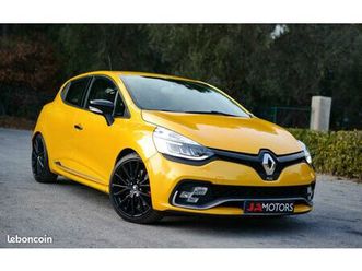 renault clio 4 rs 1.6l 220cv phase 2 - trophy - jaune sirius - akrapovic - 1ere main